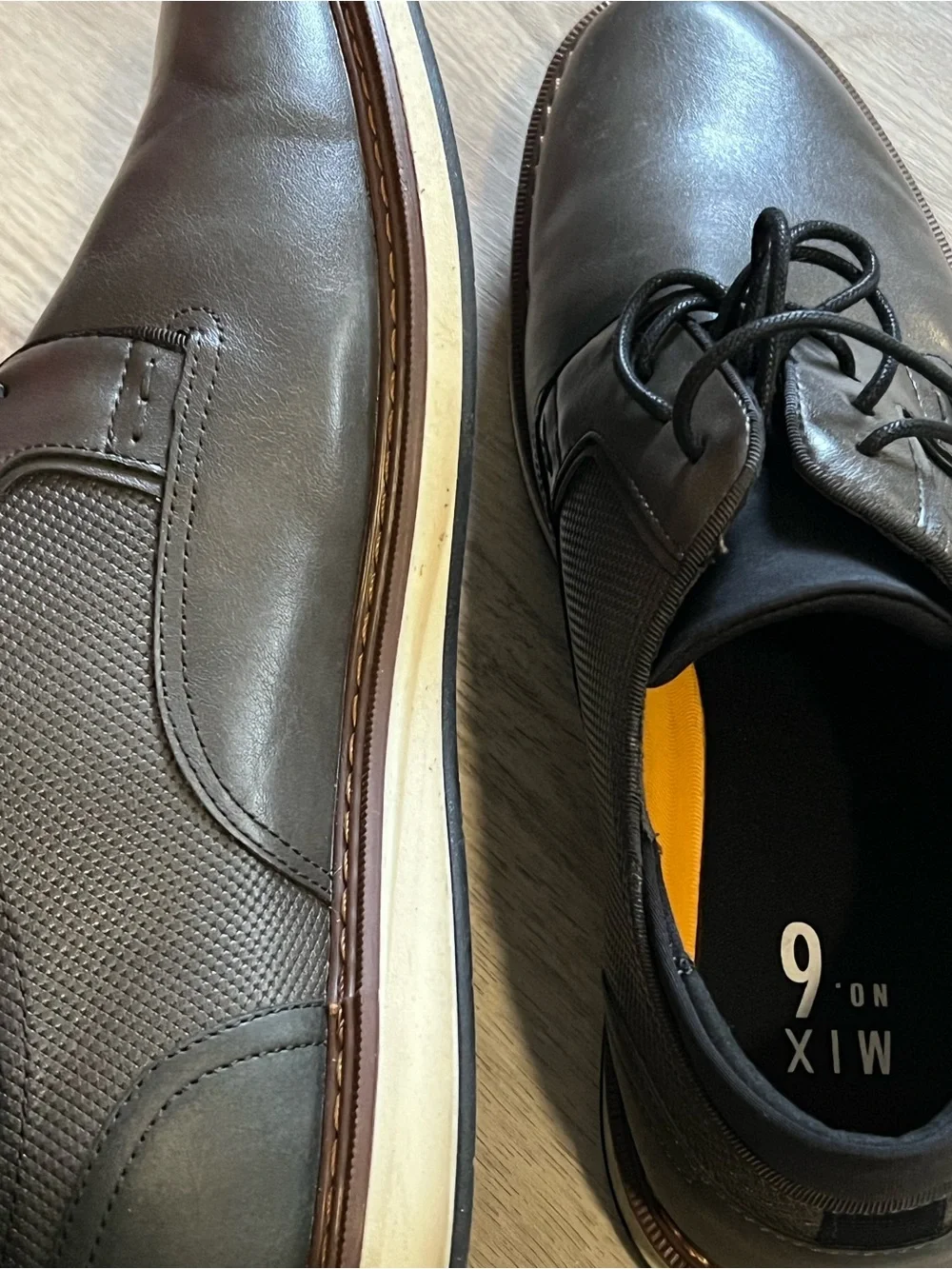 Mix No. 6 Men's Dark Brown Lace-Up Oxfords